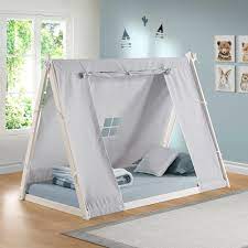 Glow in dark bed canopy mosquito net| fits crib,twin, full, queen, king and calking 23 diameter on top 98 high, 472 around the bottom. Kid S Tent Twin Bed Grey P Kolino