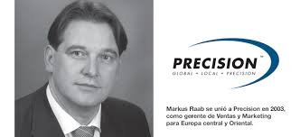 Markus Raab fue nombrado director comercial de Precision