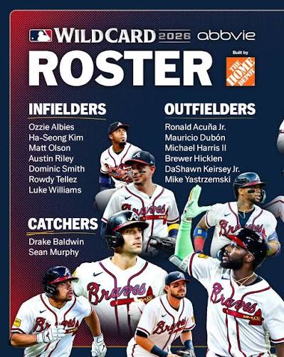 Your 2026 Wild Card Series roster!