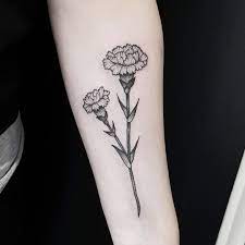 Carnation Flower Tattoo Best Tattoo Ideas Gallery Finger Tattoo Carnation Flower Tattoo Carnation Tattoo Flower Tattoo