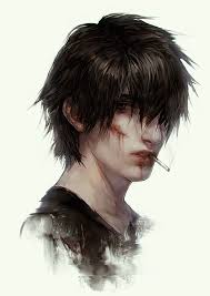 Tincek Marincek Boy Art Anime Digital Portrait