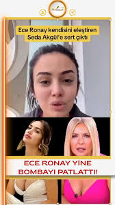 🔥 Ece Ronay’dan Seda Akgül’e Sert Darbe! 😱Sosyal medyada sular  durulmuyor! 💥 Ece Ronay, Seda Akgül’e karşı tavrını netleştirdi: “Ne  dediysem oh olsun!” 😳 İkilinin karşılıklı tartışmaları hız kesmeden ...