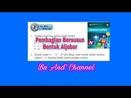 Bagaimana peran serta anda sebagai siswa dalam mencegah penyebaran virus corona di lingkungan. Ayo Kita Mencoba Hal 230 Pembagian Bentuk Aljabar Mat Kelas 7 Bab 3 Youtube