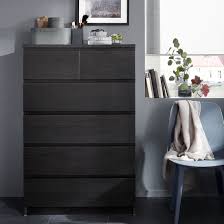 Bitte schrauben und dübel entsprechend der wandbeschaffenheit verwenden. Malm Kommode Mit 6 Schubladen Schwarzbraun Ikea Kleiderschrank Weiss Ikea Ikea Kleiderschrank Weiss