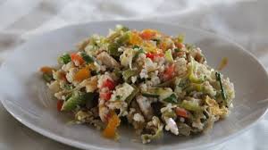 Salade De Couscous Au Poulet Et Mayonnaise A L Orange Recette Salade Couscous Couscous Poulet Et Salade