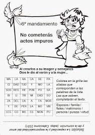 El Rincon De Las Melli Los Mandamientos Catequesis 10 Mandamientos Para Ninos Escuela Dominical Para Ninos
