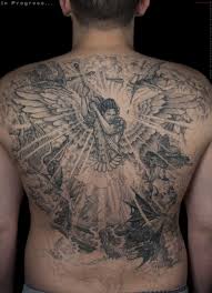 It is believed that jesus was the son of god and his mother was virgin mary. Dagger N Cherub Tattoo Design Photo 1 All Tattoos For Men