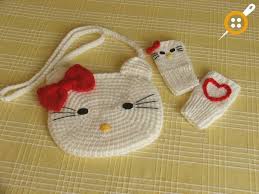 Hello Kitty Orgu Canta Modelleri Hello Kity Orgu Cocuk Cantalari Hello Kitty Canta Orgu
