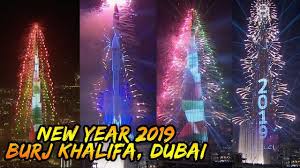 Burj Khalifa Dubai The Amazing New Year 2019 Countdown Fireworks Display Fireworks Display Newyear Fireworks