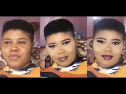 Among these you can pick any hairstyle/haircut which you think is flattering and will. Makeup For Light Skin Black Women Makeup For Short Hair Cut Makeup For Plus Size Round Face Makeup Youtube