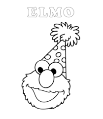 Elmo is 3.5 years old. Easy Sesame Street Elmo Coloring Pages Playing Learning