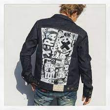 Catawiki Online Auction House Amsterdenim Denim Vs Art Jacket 1 Eric Van Boxtel Freddy Unique Denim Jacket Beautiful Jacket Jackets