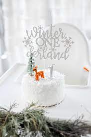Learn to make this winter wonderland cake accompanied with frosted fir trees and a delicate royal winter is such a magical time of year, i thought it deserved a cake!! Kara S Party Ideas Winter Onederland 1st Birthday Party Kara S Party Ideas