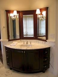 Double sink vanities are regal, helpful, and completely practical. 25 Lovely Corner Bathroom Sink Ideas For Small Bathroom Inspiration Freshouz Com Corner Sink Bathroom Corner Bathroom Vanity Small Bathroom Vanities
