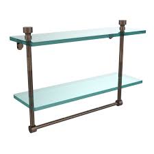 Quality bathroom glass shelf.tempered glass, all parts are metal.53cm long. Bathroom Shelf With Towel Bar You Ll Love In 2021 Visualhunt