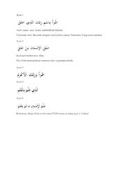 Pengertian surat al alaq sendiri adalah segumpal darah. Ayat 1 Iqra