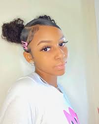 All you will need to do in the morning is just brush it a little. P I N B A D G A L R I H R I Natural Hair Styles Easy Black Girl Natural Hair Hairdos For Short Hair
