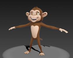 Cartoon Monkey 3d Obj Cartoon Monkey Cartoon Cute Monkey