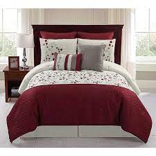 If winter is spreading around only snowflakes, and spring is spreading colorful flowers…what kind of feelings does the bedroom in your home spread around? Red Print Comforter Set Comforter Sets Bedroom Furniture Sets Sears Bedding