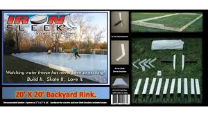 Because each of the four corners of your frame ought to be on the same level. Backyard Ice Rink Kits Iron Sleek Ice Rink Kits