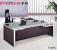 Glass Top Wooden Office Table Design