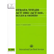 It is now known as act 757. Strata Titles Act 1985 Act 318 Rules Orders As At 1st March 2020 Shopee Malaysia