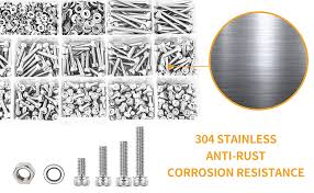 Maybe you would like to learn more about one of these? Amazon Com Vigrue M3 4 5 6 8 10 12 14 16 18 20 25 30mm Stainless Steel Hex Socket Head Cap Screws And Nuts Assortment Kit With Allen Wrench 1110pcs Industrial Scientific