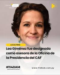 LOÚLTIMO 🔴| 👁️ Lea Giménez asumirá como asesora de la presidencia ...