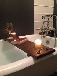 Solid pine bathtub caddy over bath tray rack bath bridge handmade wooden with rope handles clawfoot tub wine glass tablet phone book holder english oak brown £ 29.95 £ 27.95 fizzy bath bombs Pin On Baie