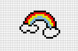 Rainbow Pixel Art Pixel Art Pixel 8bit Rainbow 1024x1024 Png 880 581 Pixel Art Minecraft Pixel Art Pixel Drawing