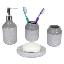 Splendor rectangular 100% cotton reversible solid bath rug. Lavender Bath Accessory Sets Target