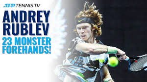 His fine form and unflinching concentration have already set him apart from other top 10 players. 23 Monster Andrey Rublev Forehands Youtube