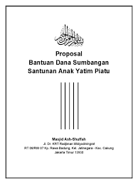 Proposal kegiatan ramadhan 1437 h alpha indonesia foundation. Proposal Kegiatan Santunan Anak Yatim Piatu Masjid Ash Shuffah