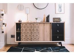 Buffet 2 Portes 3 Tiroirs Ludovic Pas Cher Coloris Chene Noir Prix Promo Buffet Conforama 319 00 Buffet Conforama Buffet Salle A Manger Idee Salle A Manger
