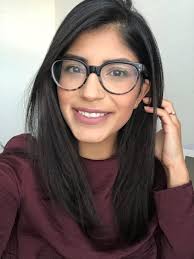 Face makeup organizer for glasses wearers