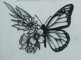 Download Tt Half Flower Half Butterfly Butterfly With Flowers Tattoo Download Col Butterfly With Flowers Tattoo Butterfly Hand Tattoo Flower Tattoo Drawings
