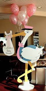 Celebrate with a stork baby shower theme! Baby Shower Stork Rentals Stork Baby Showers Baby Shower Baby Shower Decorations