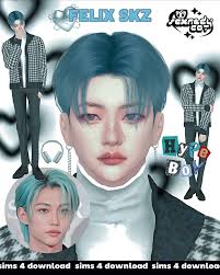 felix stray kids sims 4 download