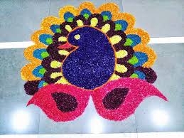 20 Easy And Creative Rangoli Designs For Kids Kids Art Craft Rangoli Designs Rangoli Patterns Rangoli Designs With Dots