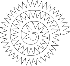 Flower Shoppe Rolled Sunflower 1 Paperthisandthat Svg Felt Flower Template Flower Svg Files Rolled Flower Svg