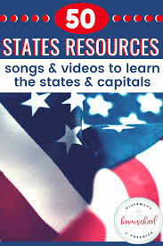 This site lists the 50 states in the us and facts about each state. 50 States Resources Songs Videos To Learn The States Capitals