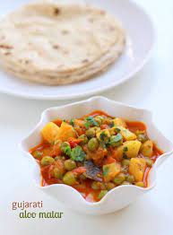 Gujarati Aloo Matar Recipe Gujarati Style Vatana Batata Werecipes Recipe Matar Recipe Recipes Indian Food Recipes