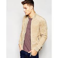 Esprit Suede Bomber Jacket Prikidy