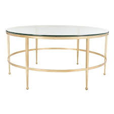 Safaviehcouture Carlin Coffee Table Perigold In 2020 Coffee Table Gold Coffee Table Stone Coffee Table