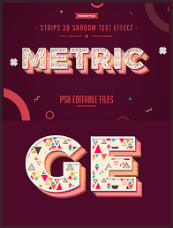 Designing text effects graphic design effects shadow adobe photoshop part of the recent flat design trend, long shadow effects are a popular but not necessarily new phenomenon. Photoshop Stripped 3d Text Shadow Effect Psd Bypeople