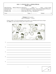 81% found this document useful, mark this document as useful. Ujian Penulisan Bahasa Malaysia Tahun 4 Sjk