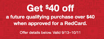 Check spelling or type a new query. Expired Apply For A New Target Redcard Debit Credit And Get 40 Off 40 Shopping Trip 9 13 10 17 Doctor Of Credit