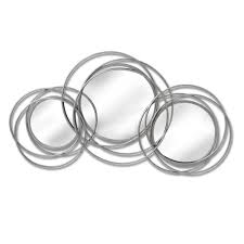 4.6 out of 5 stars with 1285 ratings. Silver Trio Multi Circled Wall Art Mirror Trio Mirror Round Mirrors