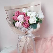 Browse 146,627 flowers bouquet stock photos and images available, or search for spring flowers bouquet or flowers bouquet isolated to find more great stock photos and pictures. Lovely Soap Rose Flower Bouquet Suitable For Birthday Anniversary Best Friends Shopee Malaysia