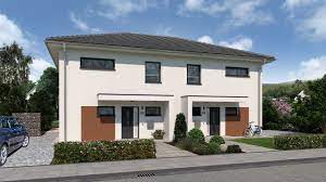 Interior con piscina, 50 variantes para refrescar en verano. Jubilaums Klassiker Doppelhaushalfte Twin Zweigeschossig Haus Streif Haus Doppelhaus Bauen